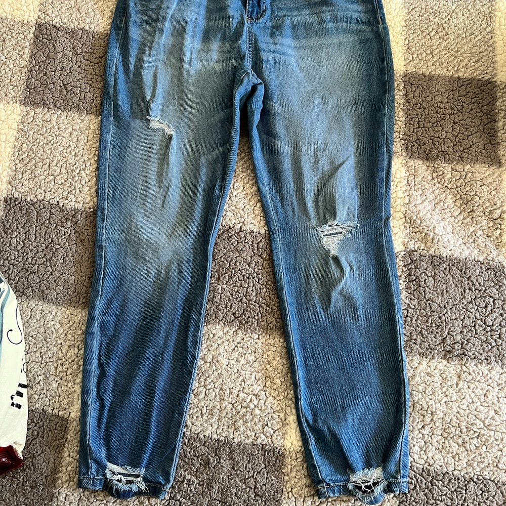 D. Jeans Mildly Distressed